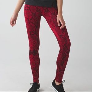 Lululemon snake skin leggings
